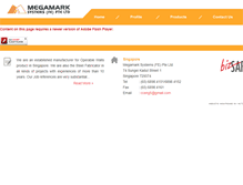 Tablet Screenshot of megamark.com.sg
